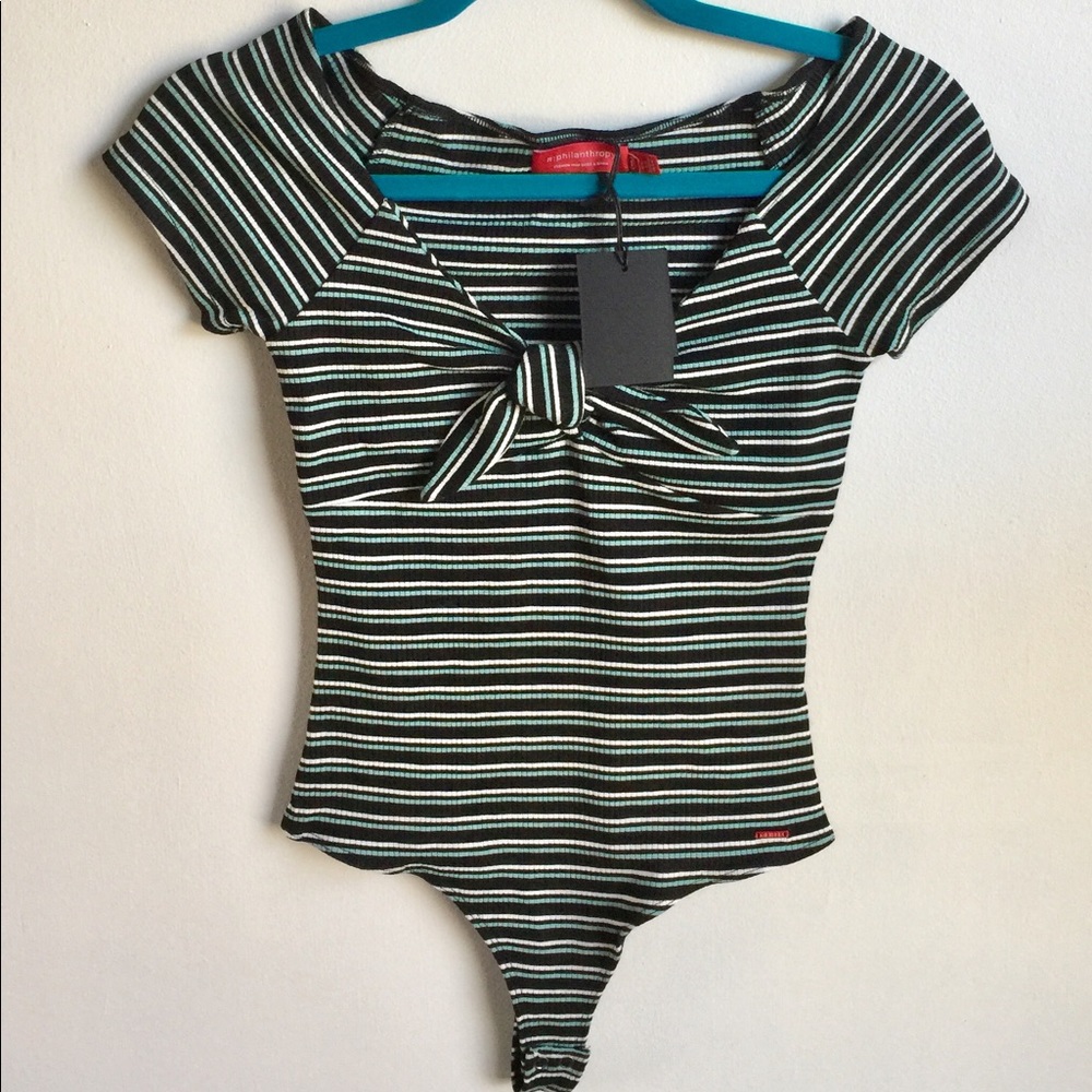 N. Philanthropy Bodysuit Thong NWT Sz Small NWT